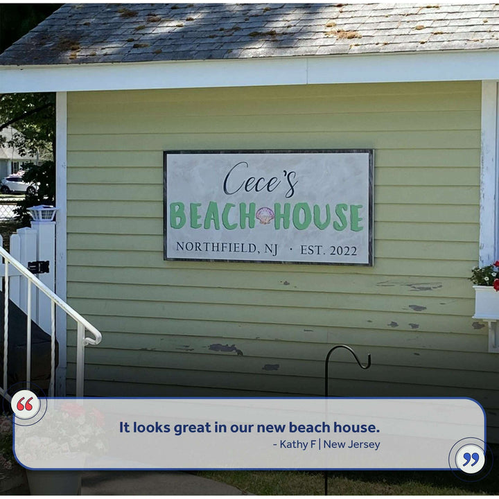 Beach House Sign III