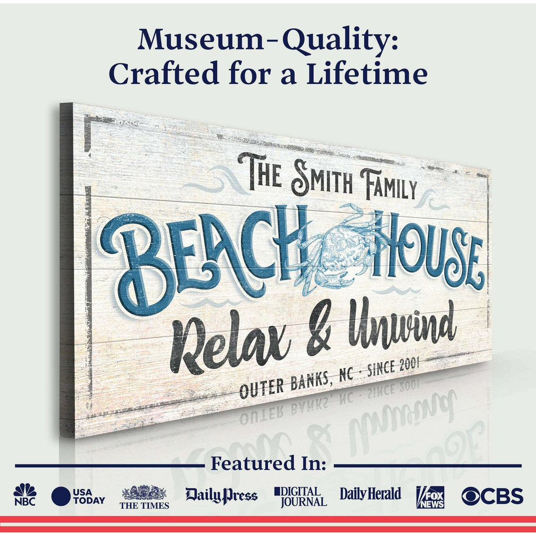 Beach House Sign IV