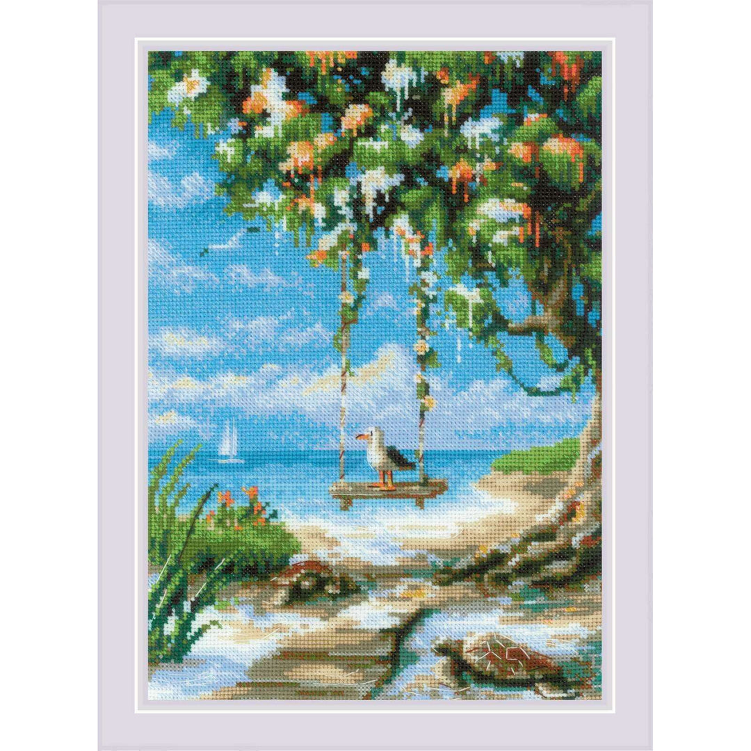 Beach Swing R2215 Counted Cross Stitch Kit