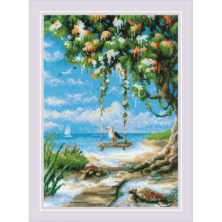 Beach Swing R2215 Counted Cross Stitch Kit