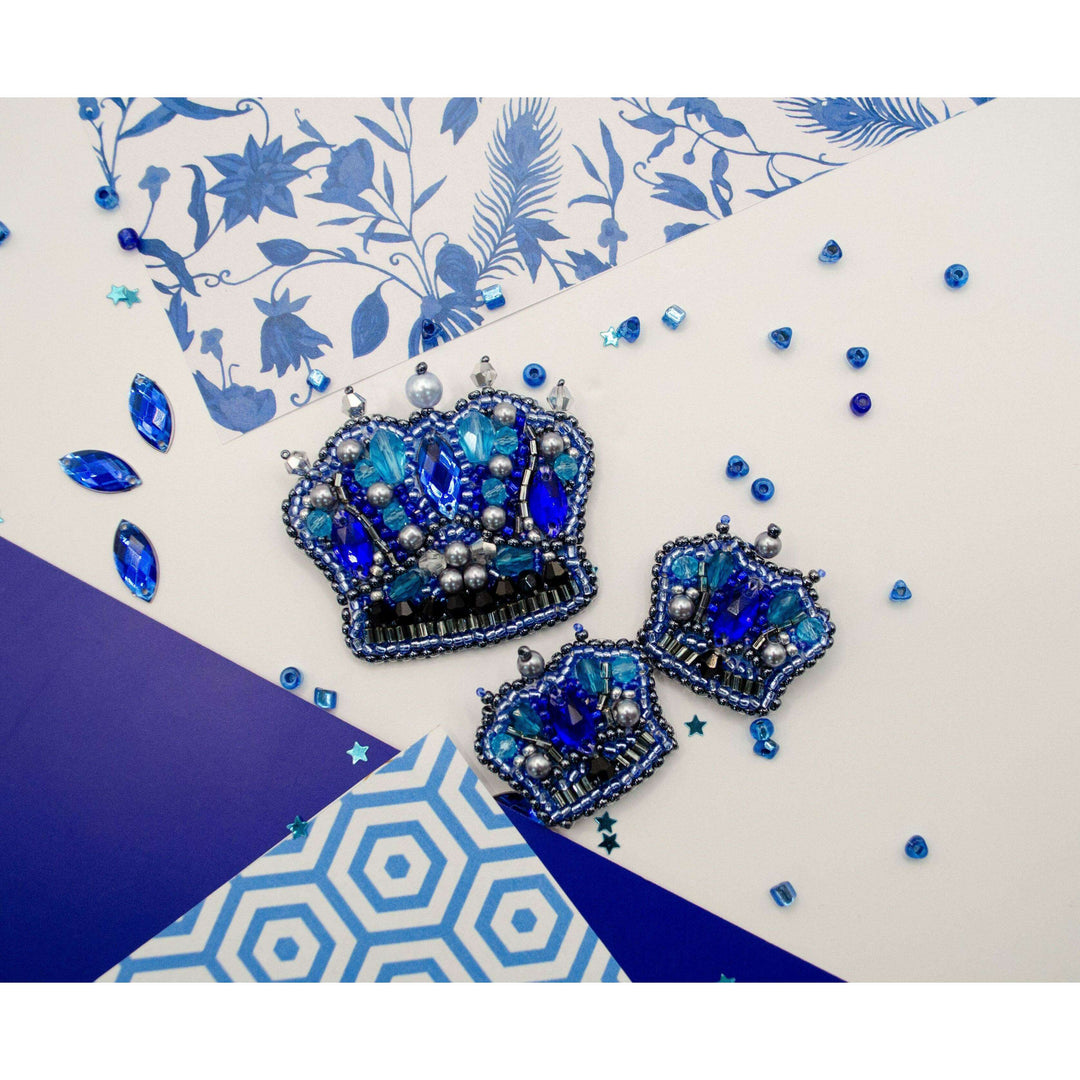 Bead Embroidery Decoration Kit  - Crown AD-228