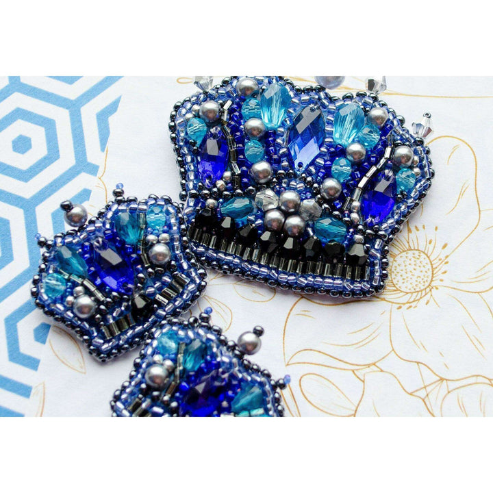 Bead Embroidery Decoration Kit  - Crown AD-228