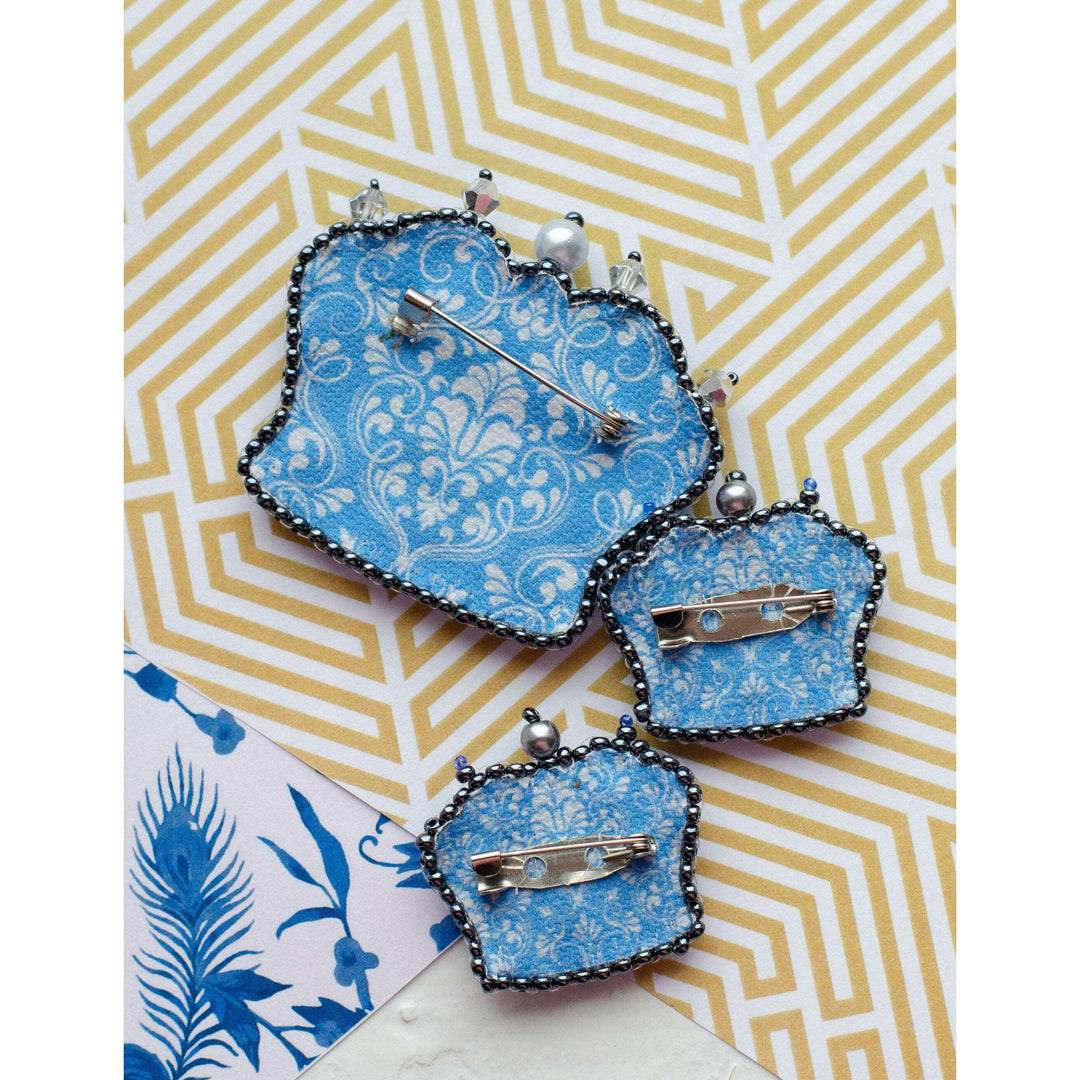 Bead Embroidery Decoration Kit  - Crown AD-228