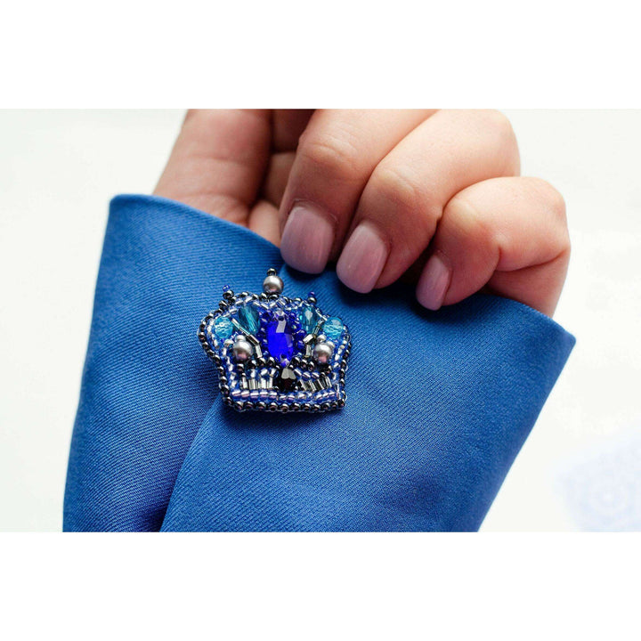 Bead Embroidery Decoration Kit  - Crown AD-228