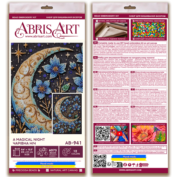 Bead Embroidery Kit - A magical night AB-941