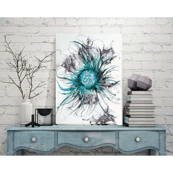 Bead Embroidery Kit - Aquamarine