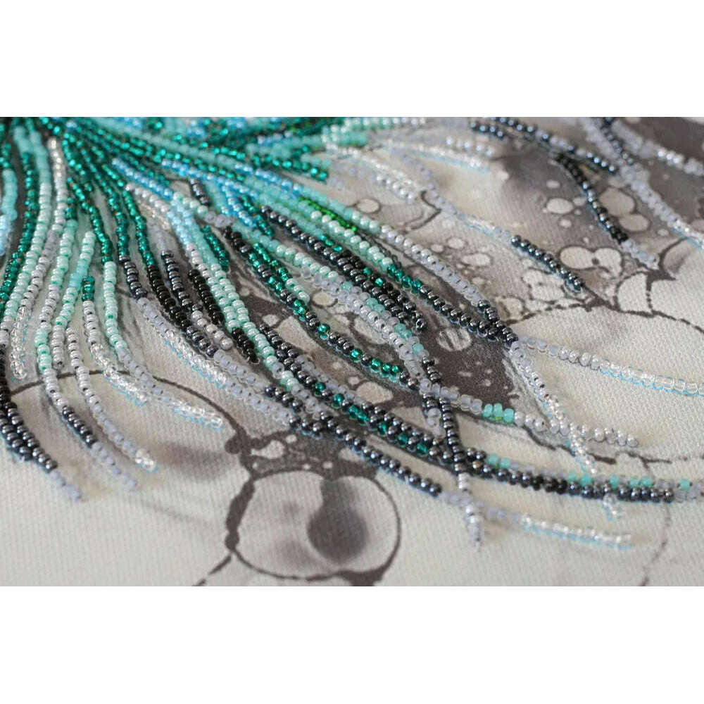 Bead Embroidery Kit - Aquamarine