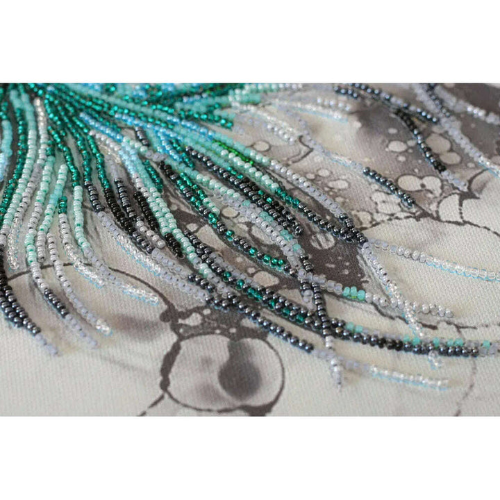 Bead Embroidery Kit - Aquamarine