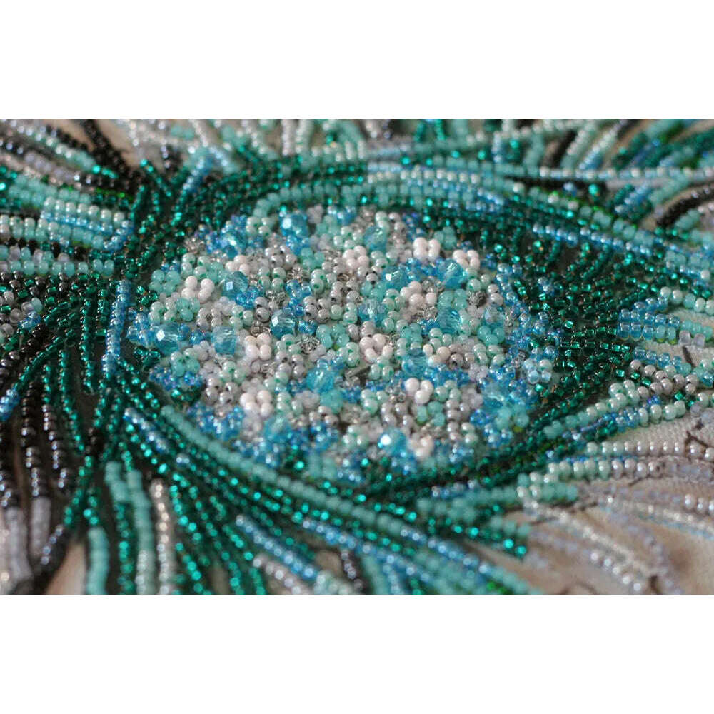 Bead Embroidery Kit - Aquamarine