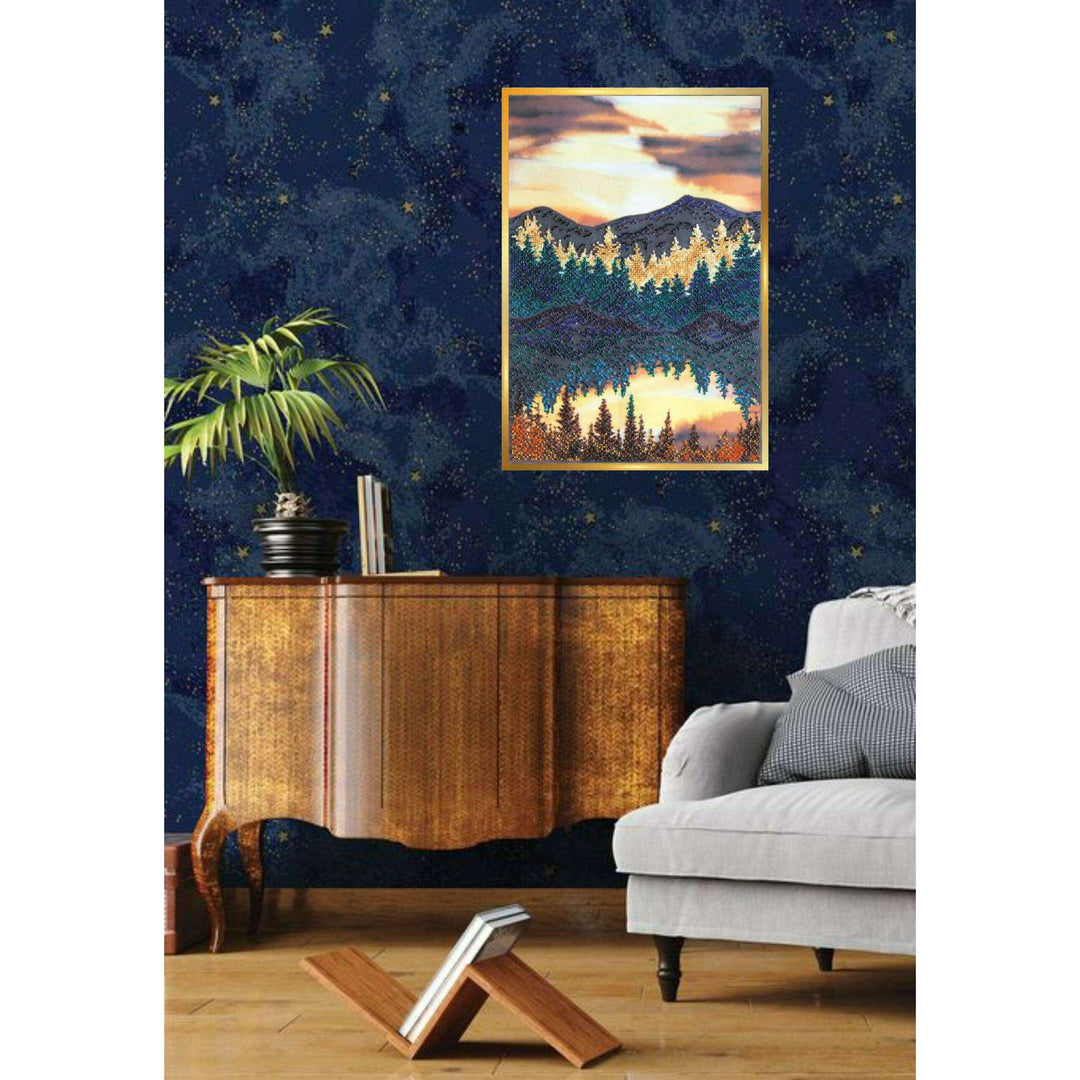 Bead Embroidery Kit - At a lake AB-845