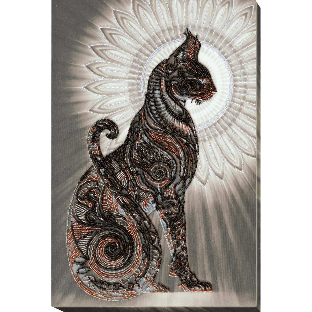 Bead Embroidery Kit - Bast in the night AB-695