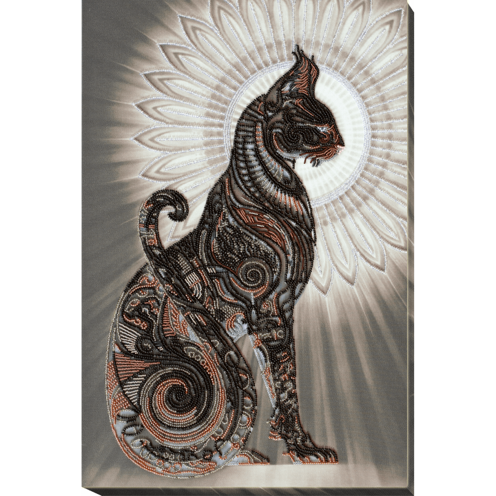 Bead Embroidery Kit - Bast in the night AB-695