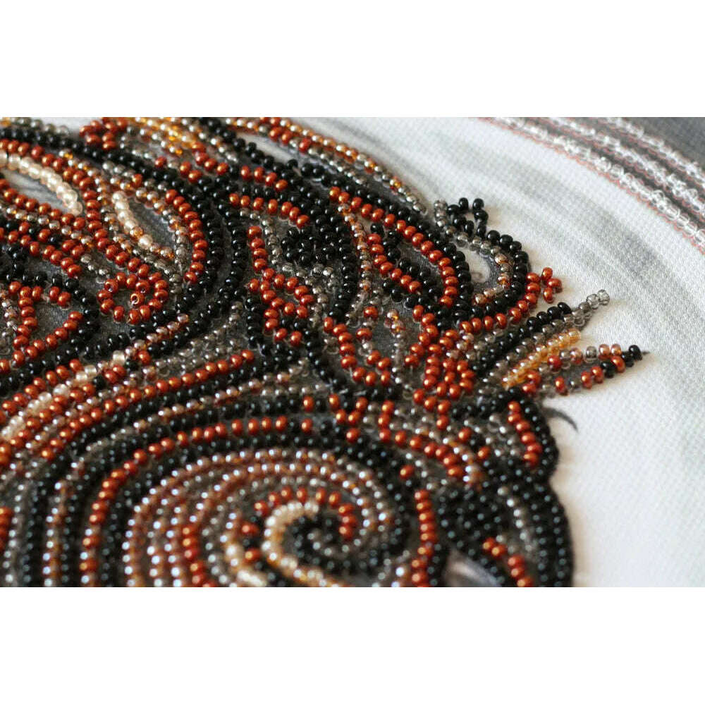 Bead Embroidery Kit - Black Pegasus