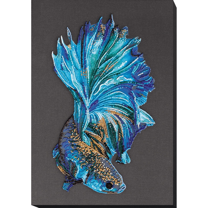 Bead Embroidery Kit - Blue gold AB-746