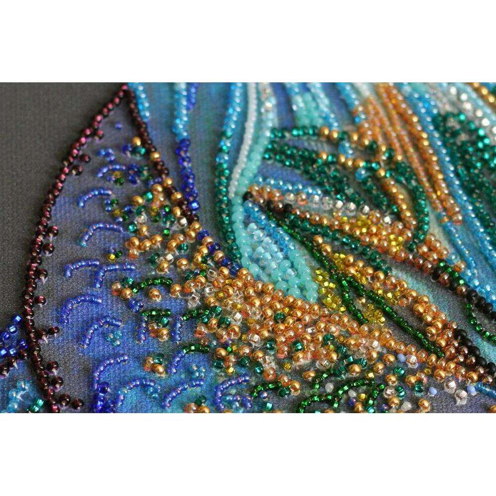 Bead Embroidery Kit - Blue gold AB-746