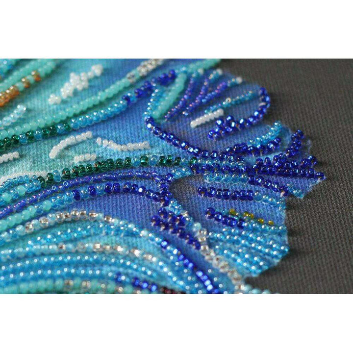Bead Embroidery Kit - Blue gold AB-746