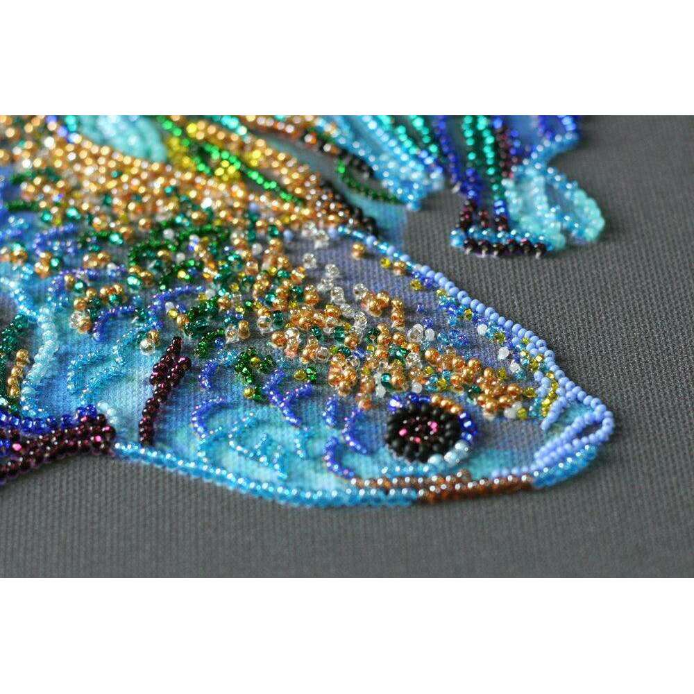 Bead Embroidery Kit - Blue gold AB-746