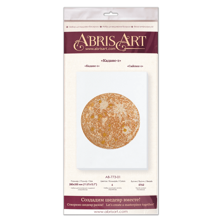 Bead Embroidery Kit - Cadence-1 white AB-773-01