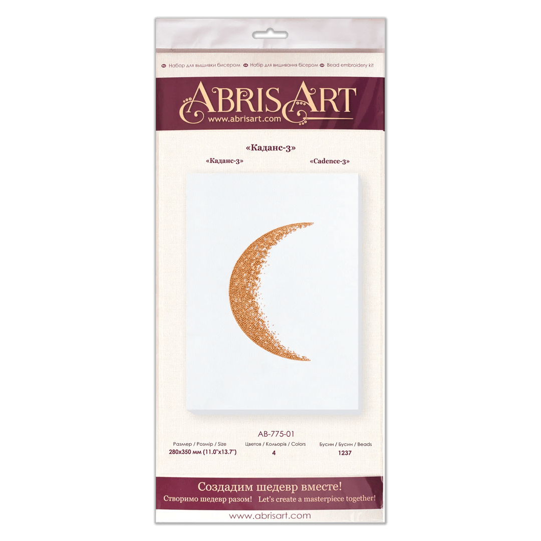 Bead Embroidery Kit - Cadence-3 white AB-775-01
