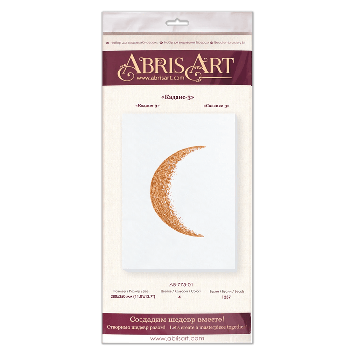 Bead Embroidery Kit - Cadence-3 white AB-775-01