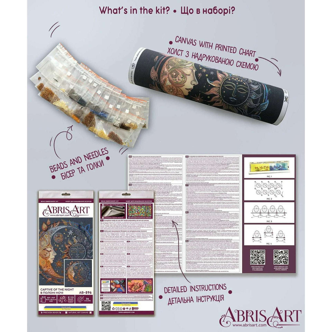 Bead Embroidery Kit - Captive of the night AB-896