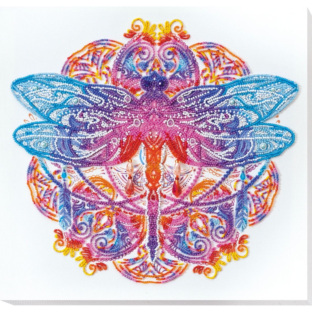 Bead Embroidery Kit - Cascades of pearl AB-818
