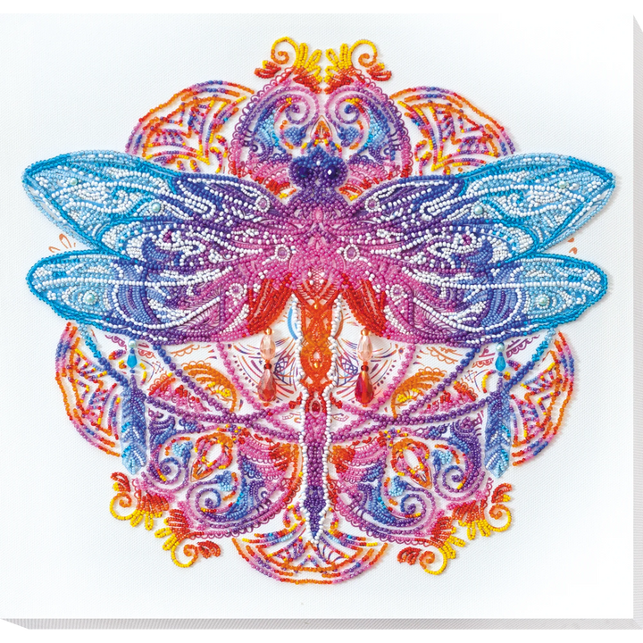 Bead Embroidery Kit - Cascades of pearl AB-818