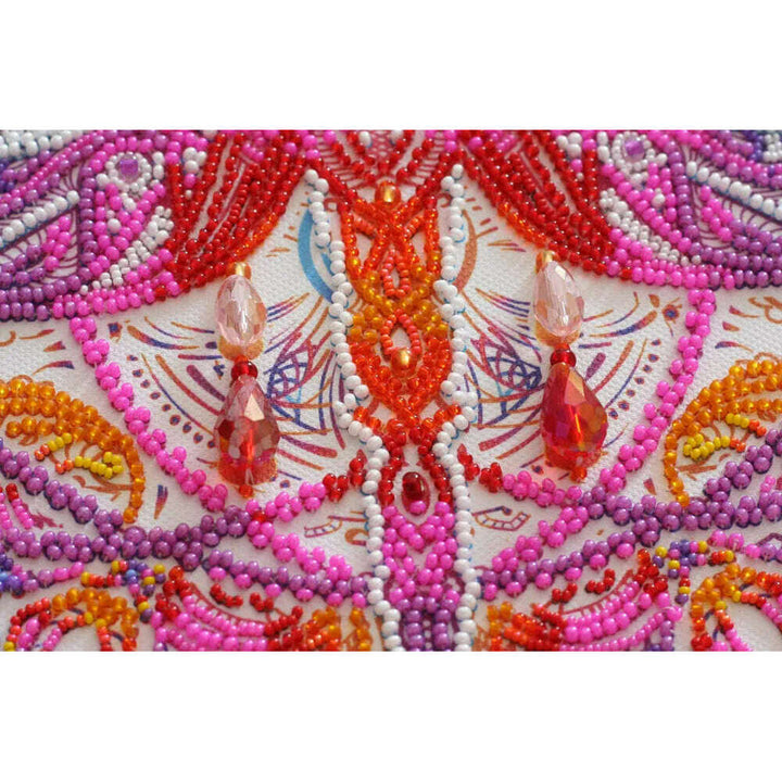 Bead Embroidery Kit - Cascades of pearl AB-818
