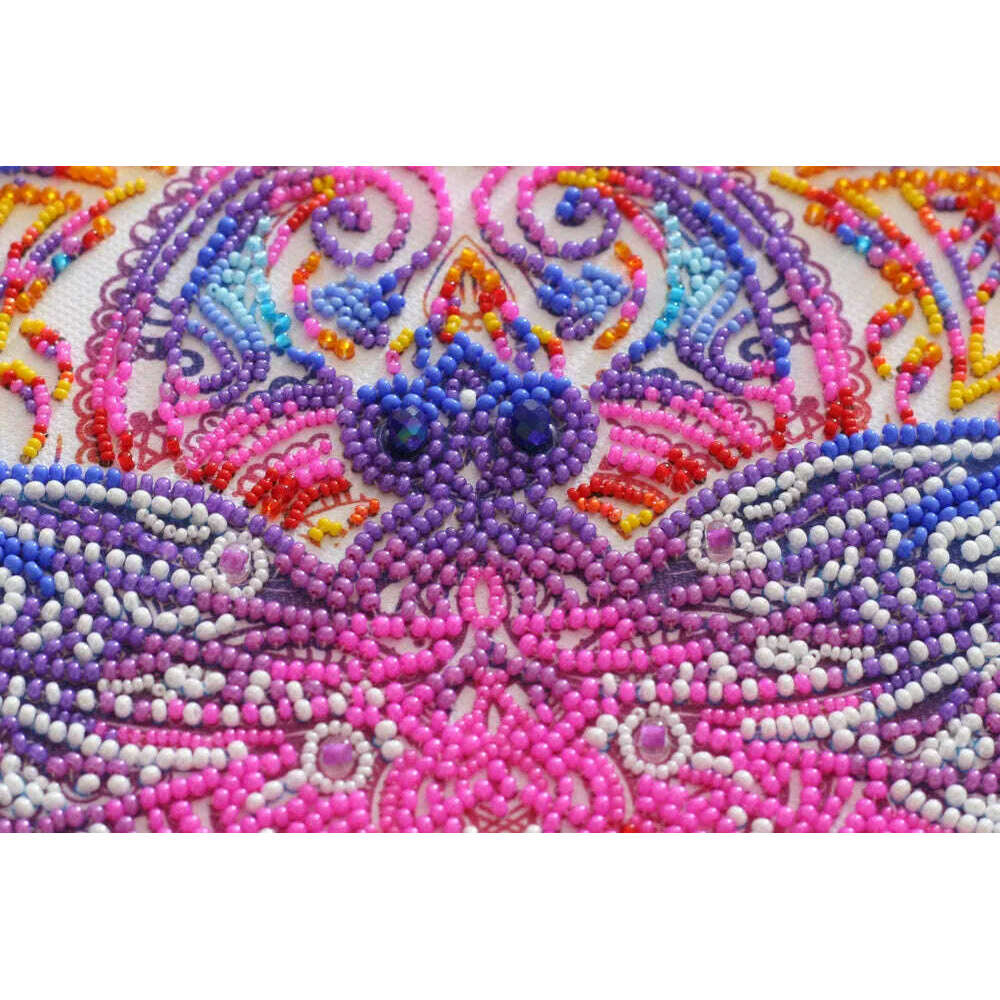 Bead Embroidery Kit - Cascades of pearl AB-818