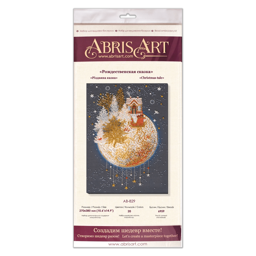 Bead Embroidery Kit - Christmas tale AB-829