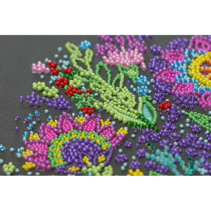 Bead Embroidery Kit - Cup of happiness