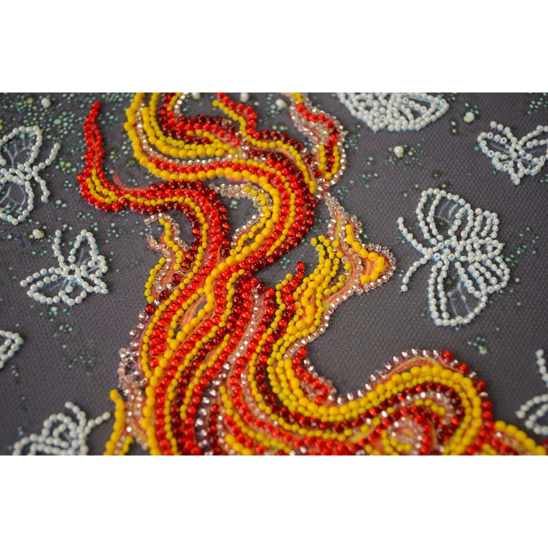 Bead Embroidery Kit - Dancing around the campfire