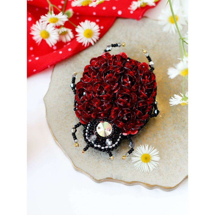 Bead Embroidery kit - Decoration Ladybug AD-083