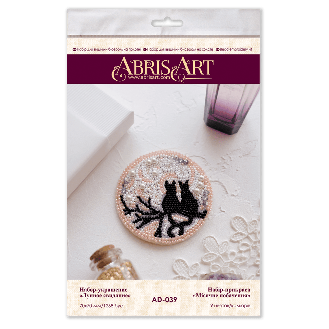 Bead Embroidery kit - Decoration Moon date AD-039