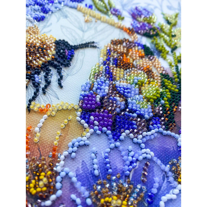 Bead Embroidery Kit - Flower honey AB-906