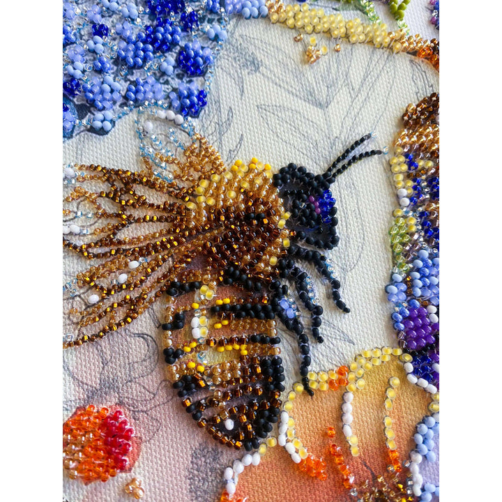 Bead Embroidery Kit - Flower honey AB-906
