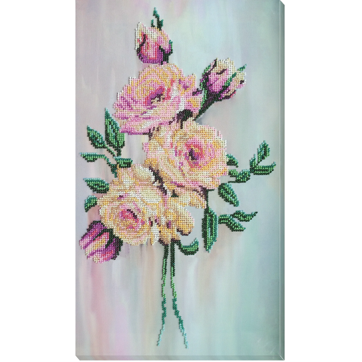 Bead Embroidery Kit - Gentle roses