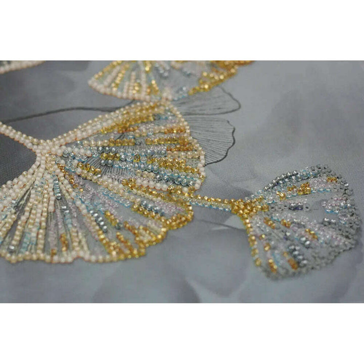 Bead Embroidery Kit - Ginkgo biloba AB-844