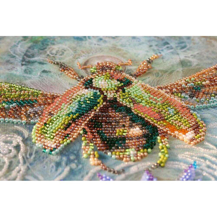 Bead Embroidery Kit - Golden beetle AB-724