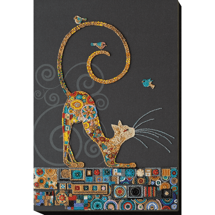 Bead Embroidery Kit - Kitty AB-791