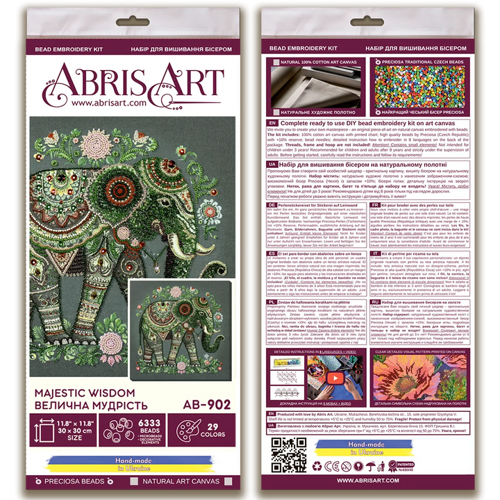 Bead Embroidery Kit - Majestic wisdom AB-902