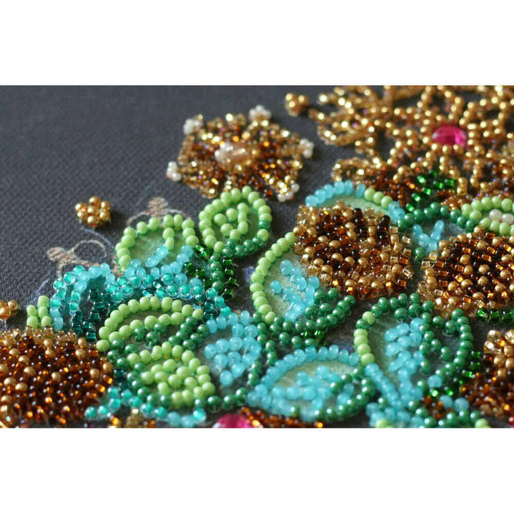 Bead Embroidery Kit - New year wreath AB-828
