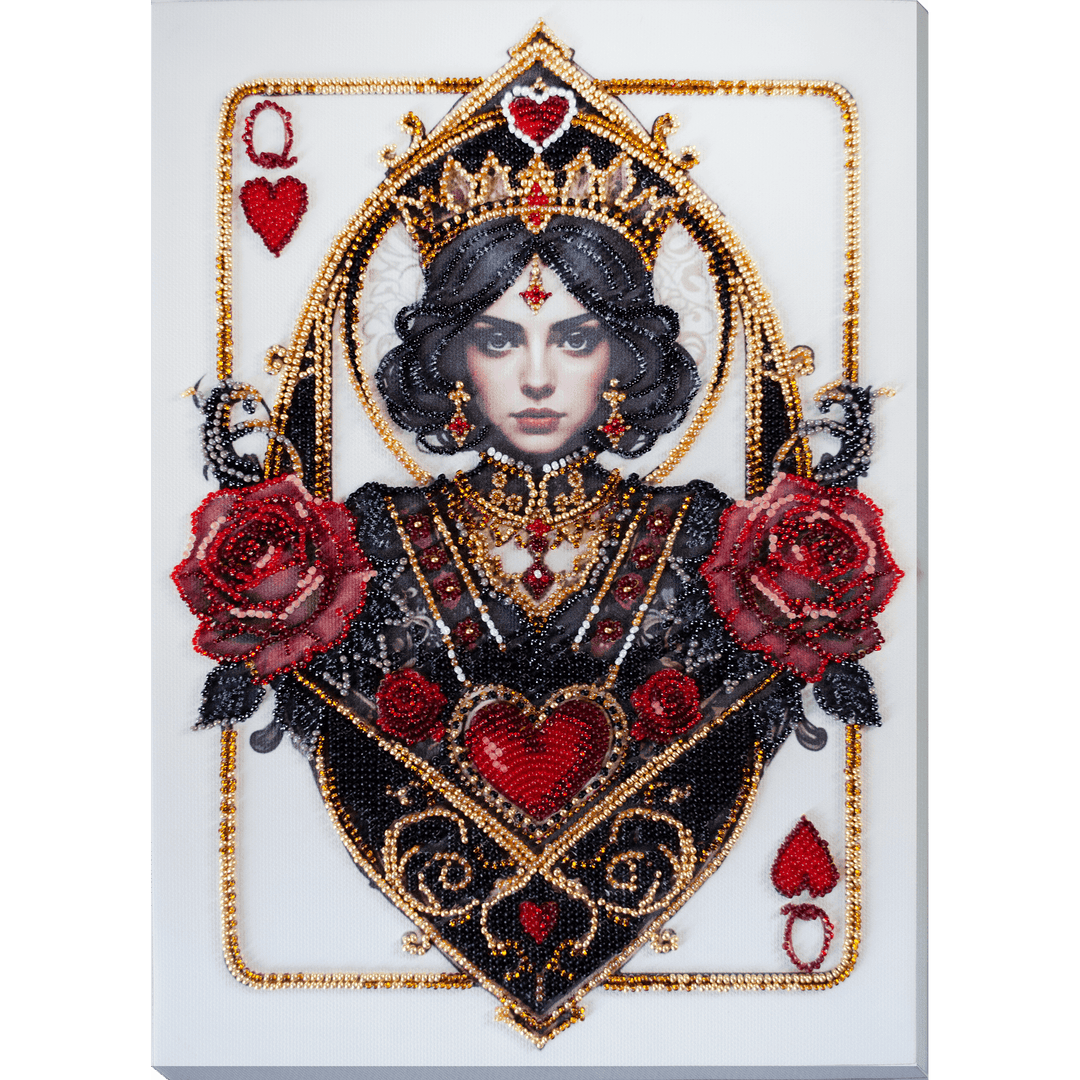 Bead Embroidery Kit - Queen of hearts AB-940