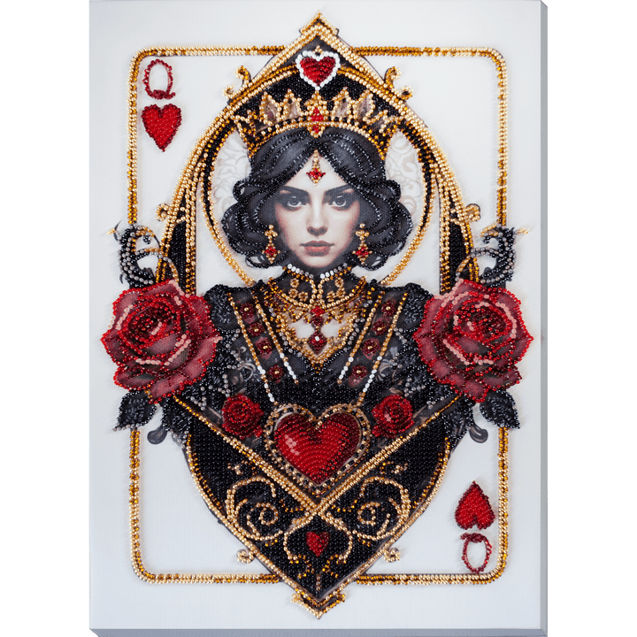 Bead Embroidery Kit - Queen of hearts AB-940