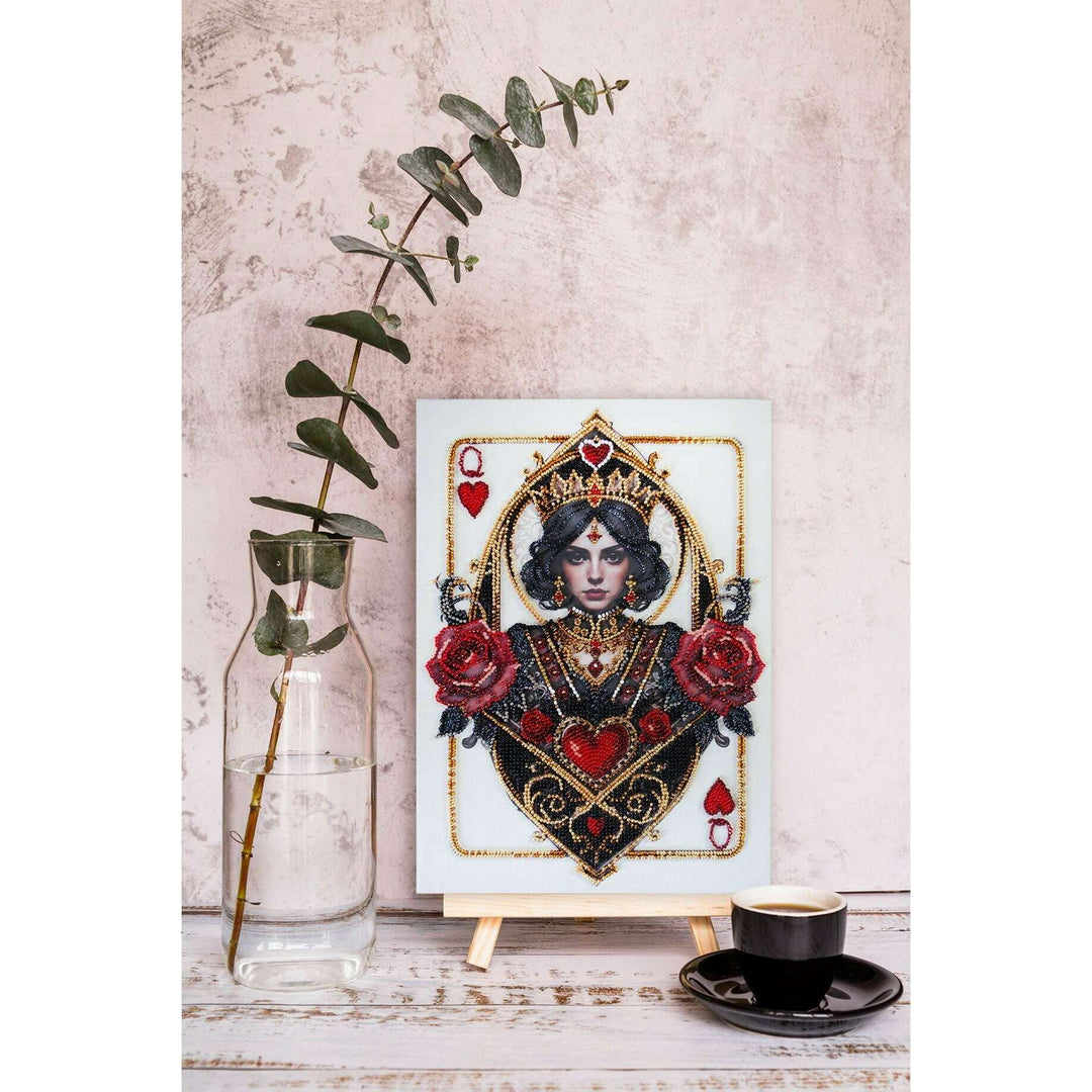 Bead Embroidery Kit - Queen of hearts AB-940