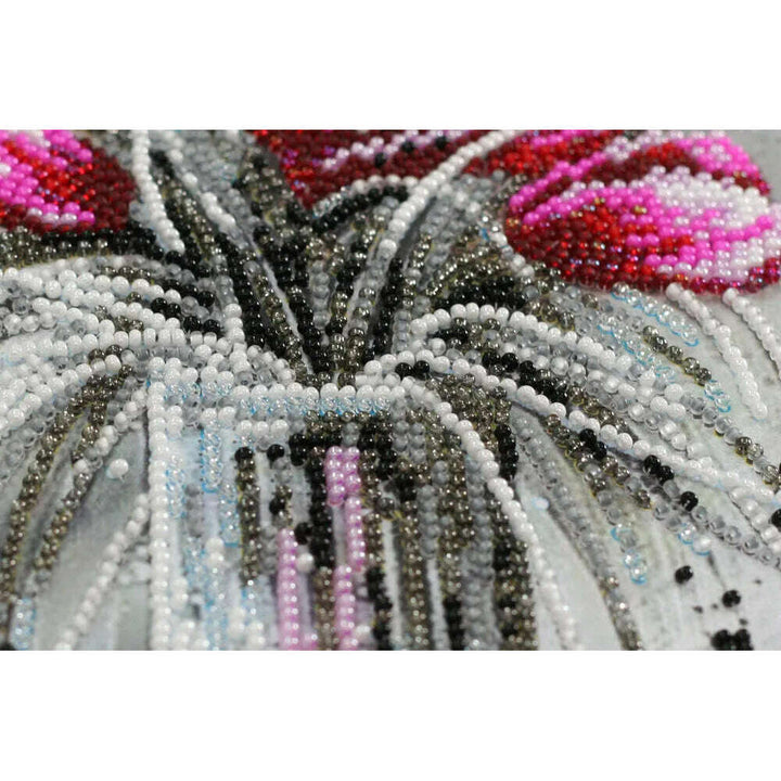 Bead Embroidery Kit - Red emerald