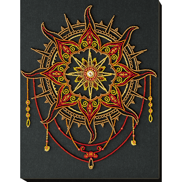 Bead Embroidery Kit - Sunny pattern