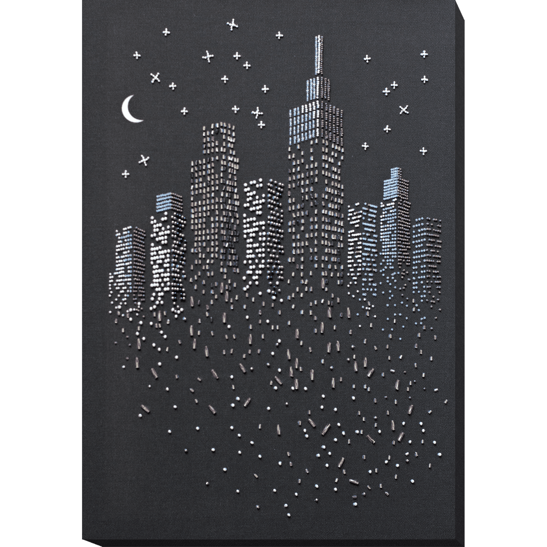 Bead Embroidery Kit - The glitter of the night lights AB-755
