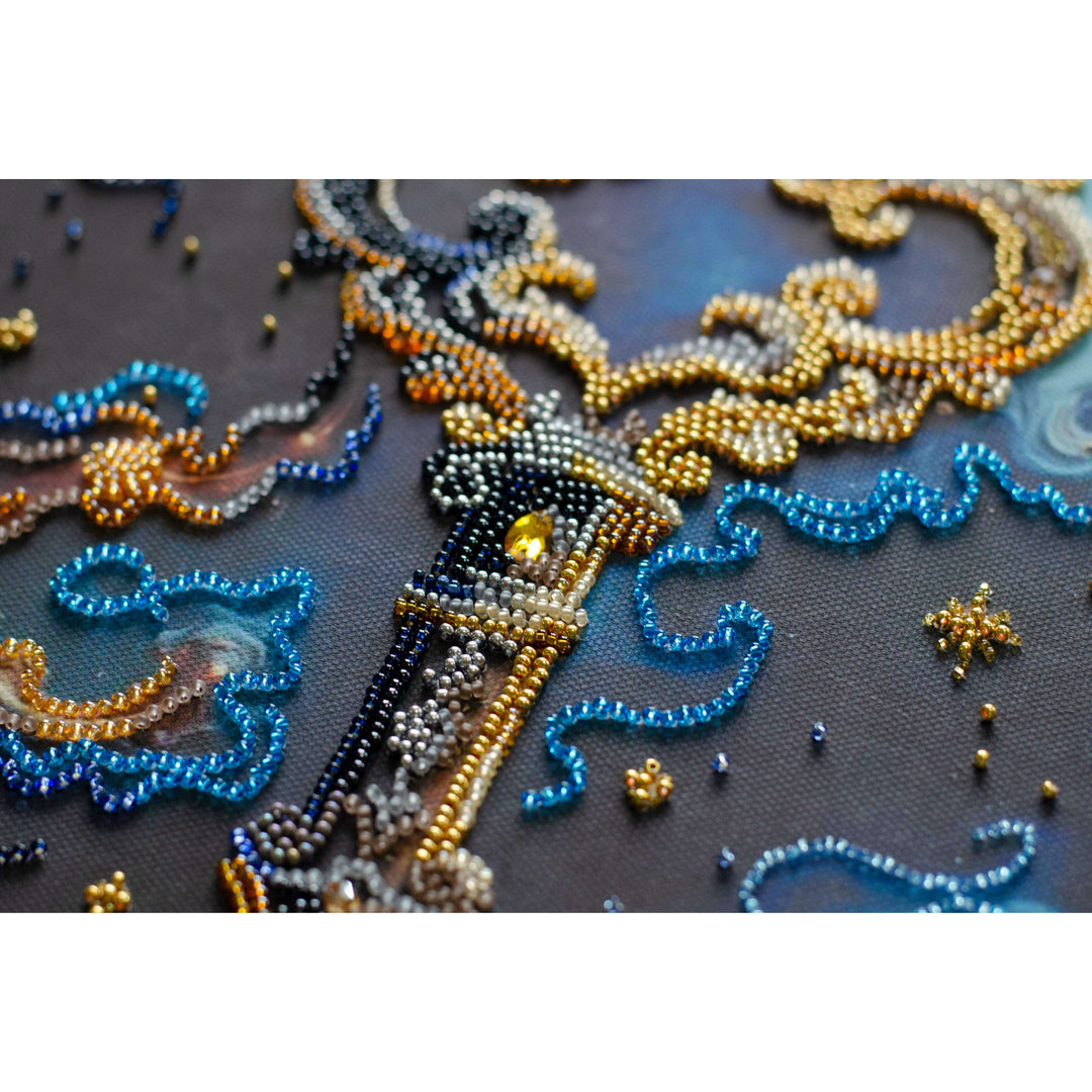 Bead Embroidery Kit - The key to happiness