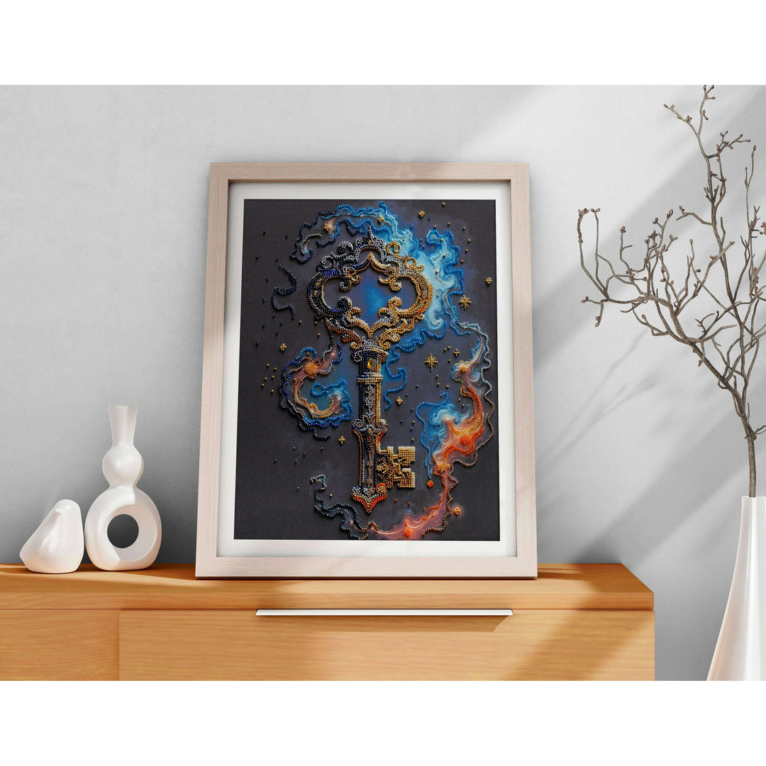 Bead Embroidery Kit - The key to happiness